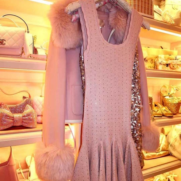 LoveShackFancy Pink Mini Dress - Picture 3 of 12